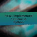 How I Implemented a Queue in Python