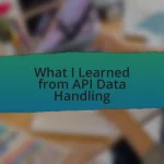 What I Learned from API Data Handling